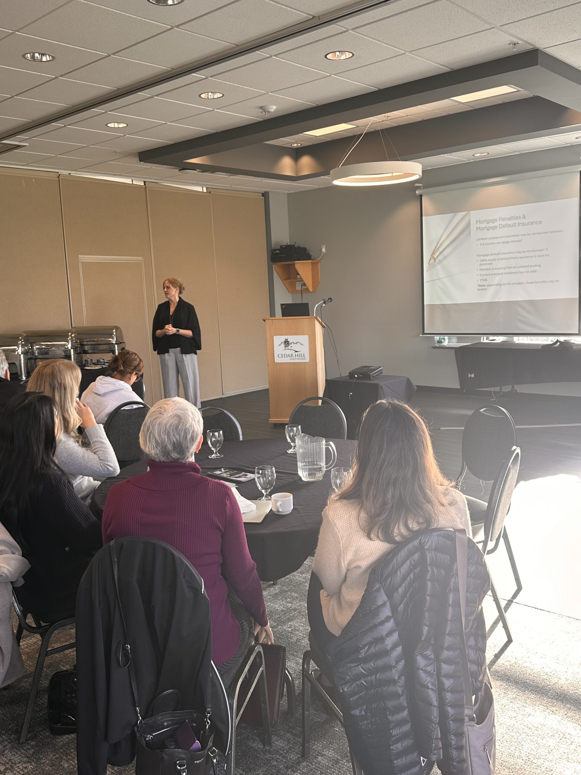Mortgage seminar presentation hosted by Olympic Mortgage in Victoria